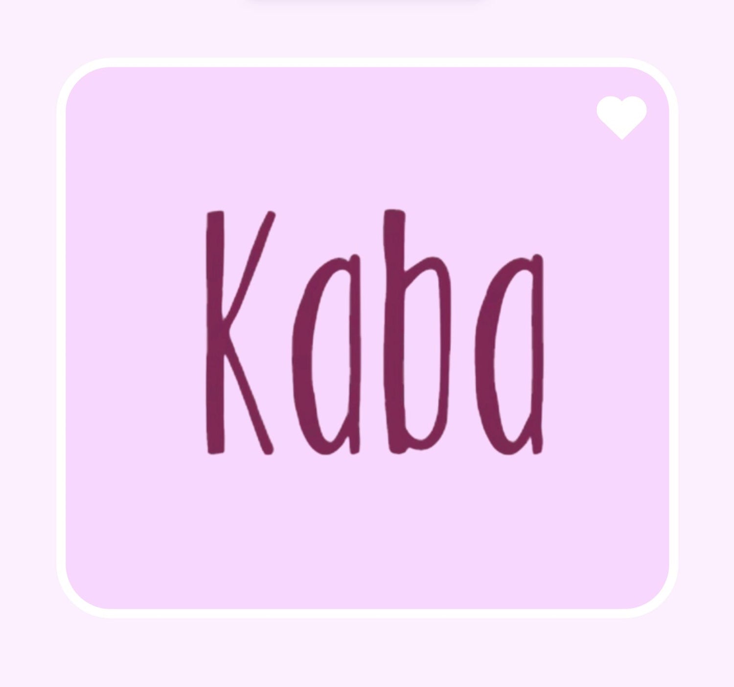 Kaba