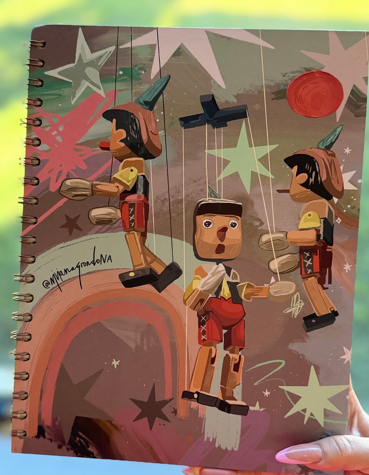 Cuaderno Cuadriculado Pinocho