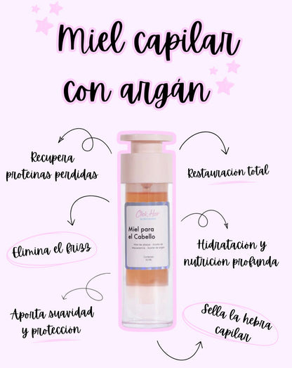 Miel Capilar Con Argán